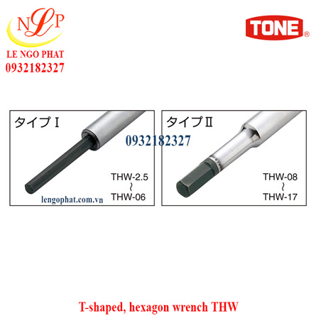 T-shaped, hexagon wrench THW
