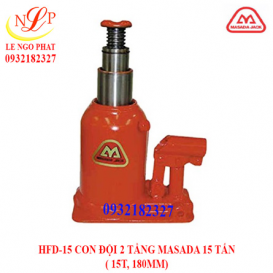 HFD-15 CON ĐỘI 2 TẦNG MASADA 15 TẤN  ( 15T, 180MM)