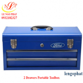 2 Drawers Portable Toolbox