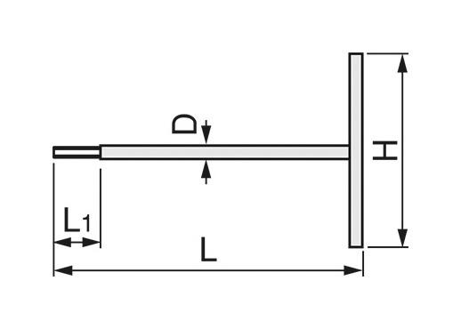 T-shaped, hexagon wrench THW