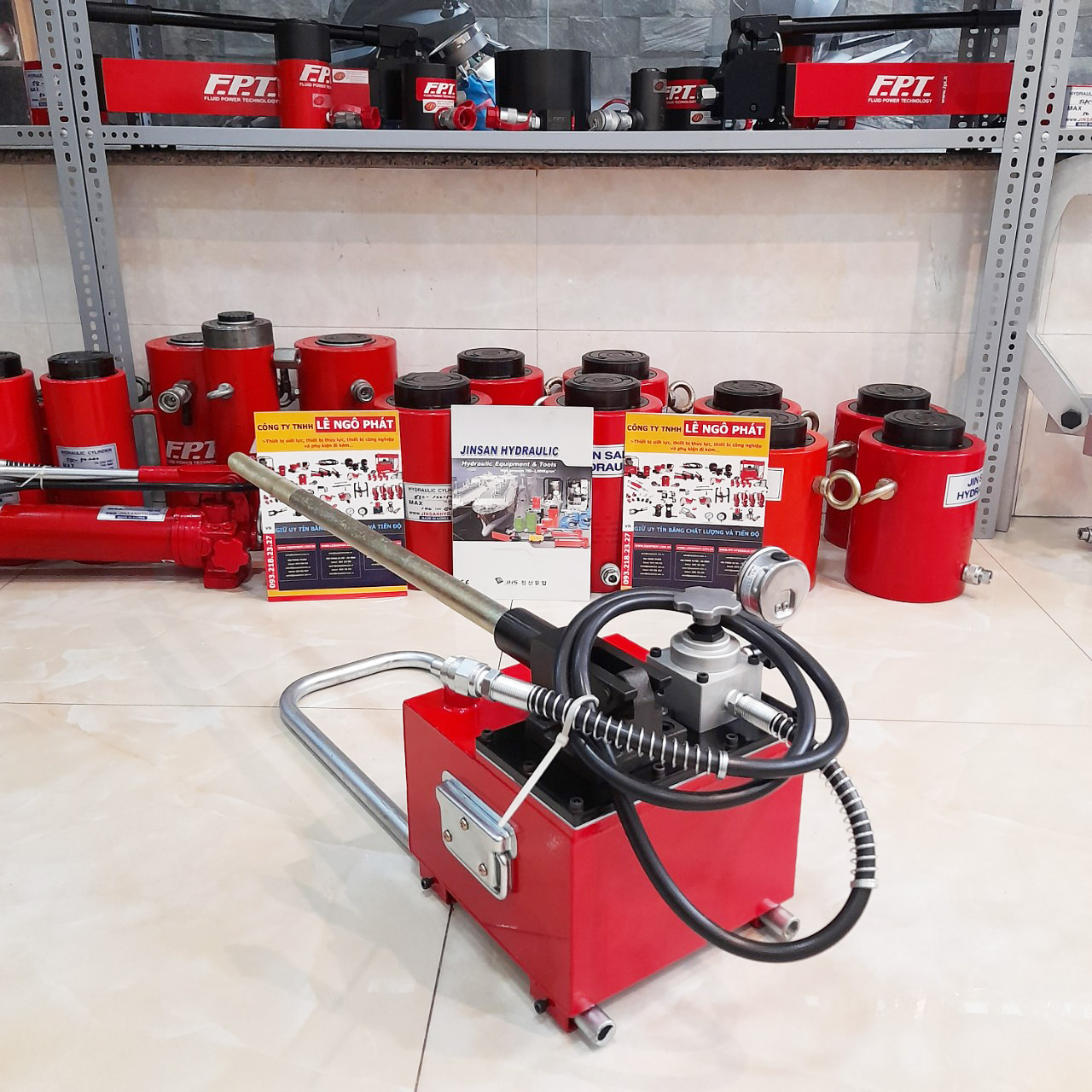 JHP-3B, Bơm tay thủy lực 700 bar, 10 lít
