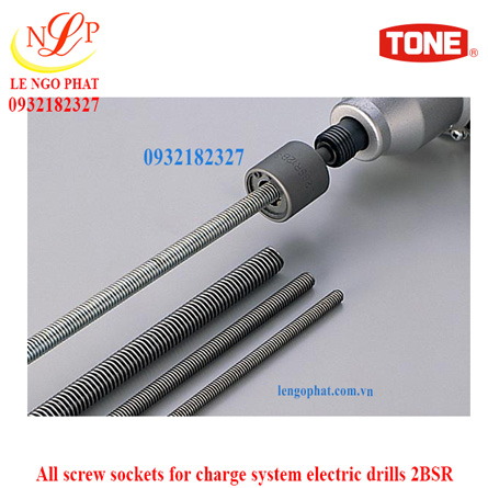 All screw sockets for charge system electric drills 2BSR