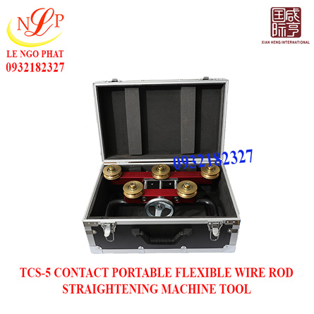 TCS-5 CONTACT PORTABLE FLEXIBLE WIRE ROD STRAIGHTENING MACHINE TOOL