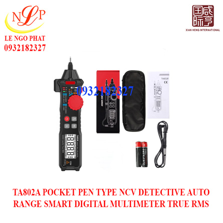 TA802A POCKET PEN TYPE NCV DETECTIVE AUTO RANGE SMART DIGITAL MULTIMETER TRUE RMS