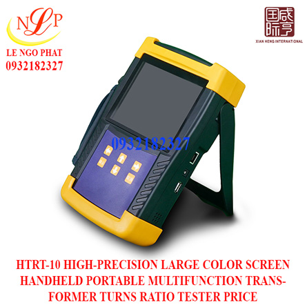 HTRT-10 HIGH-PRECISION LARGE COLOR SCREEN HANDHELD PORTABLE MULTIFUNCTION TRANSFORMER TURNS RATIO TESTER PRICE