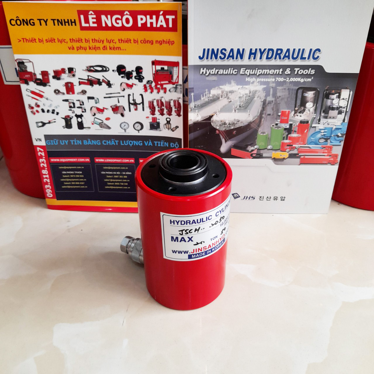 JSCH-2050, Kích thủy lực rỗng tâm JHS 20 tấn hành trình 50 mm