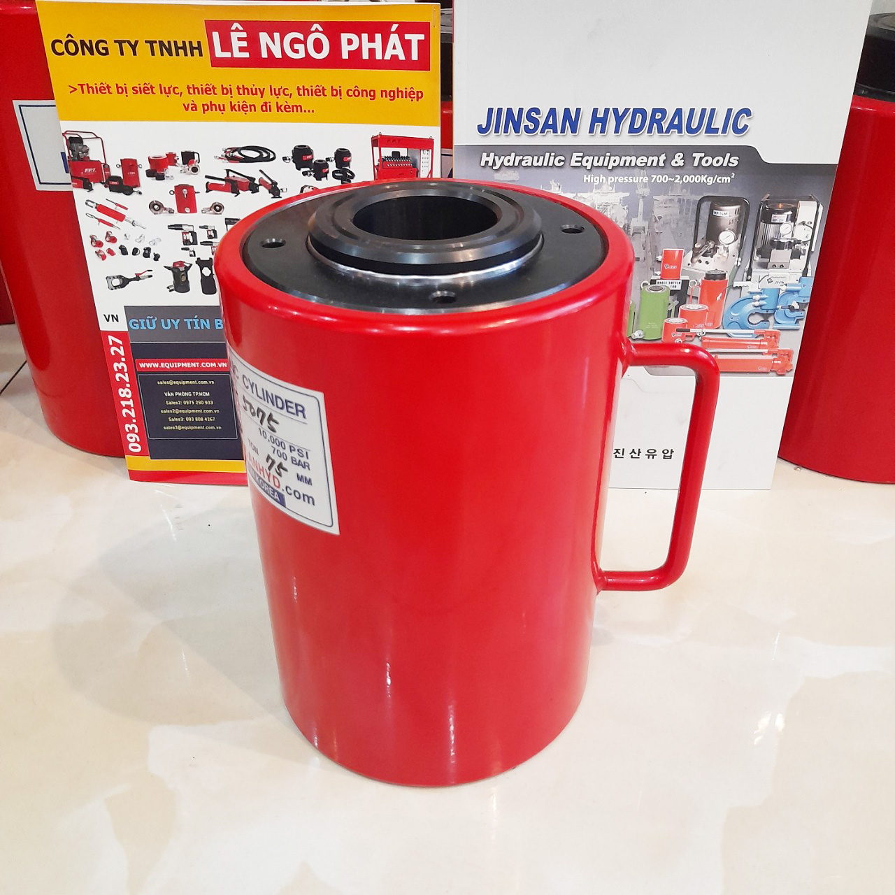 JSCH-5075, Kích thủy lực rỗng tâm JHS 50 tấn hành trình 75 mm