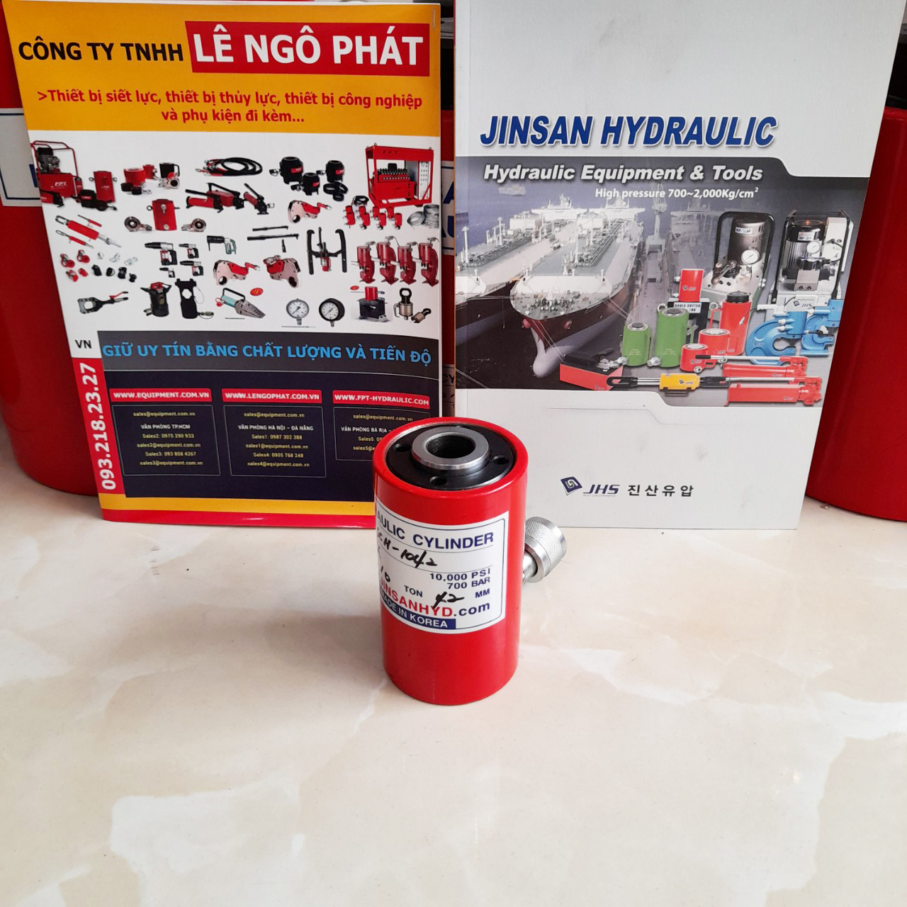 JSCH-1042, Kích thủy lực rỗng tâm JHS 10 tấn hành trình 42 mm