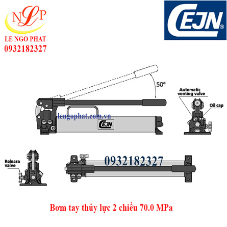 Bơm tay thủy lực 2 chiều 70.0 MPa, 2.0 lit