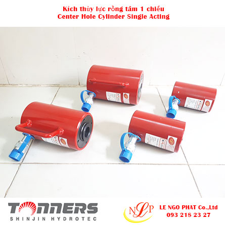 kích thủy lực rỗng tâm 1 chiều tonners