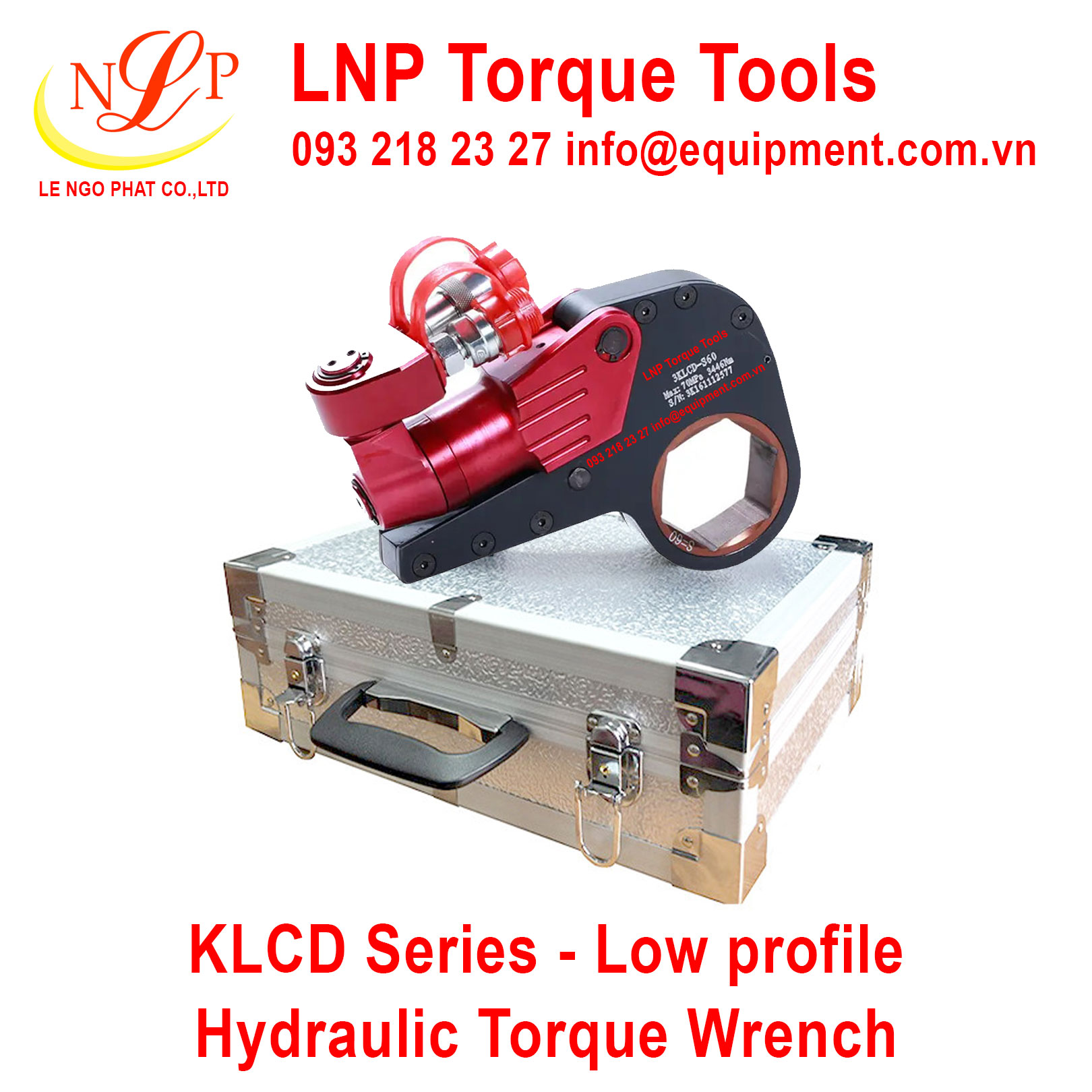 Cờ lê thủy lực 40LKCD (120-145mm; 5209-52088Nm)