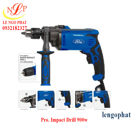 Pro. Impact Drill 900w