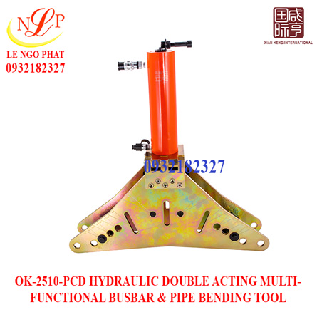 OK-2510-PCD HYDRAULIC DOUBLE ACTING MULTIFUNCTIONAL BUSBAR & PIPE BENDING TOOL
