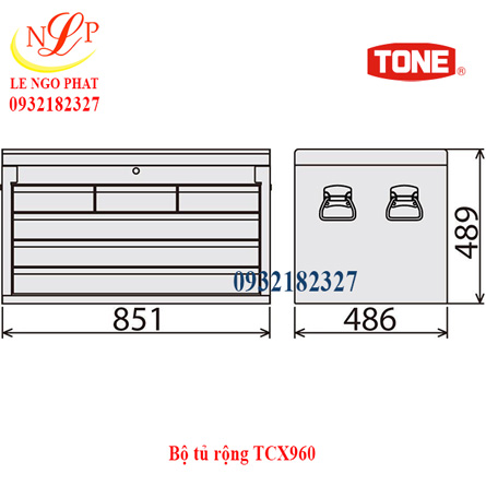 Bộ tủ rộng TCX960