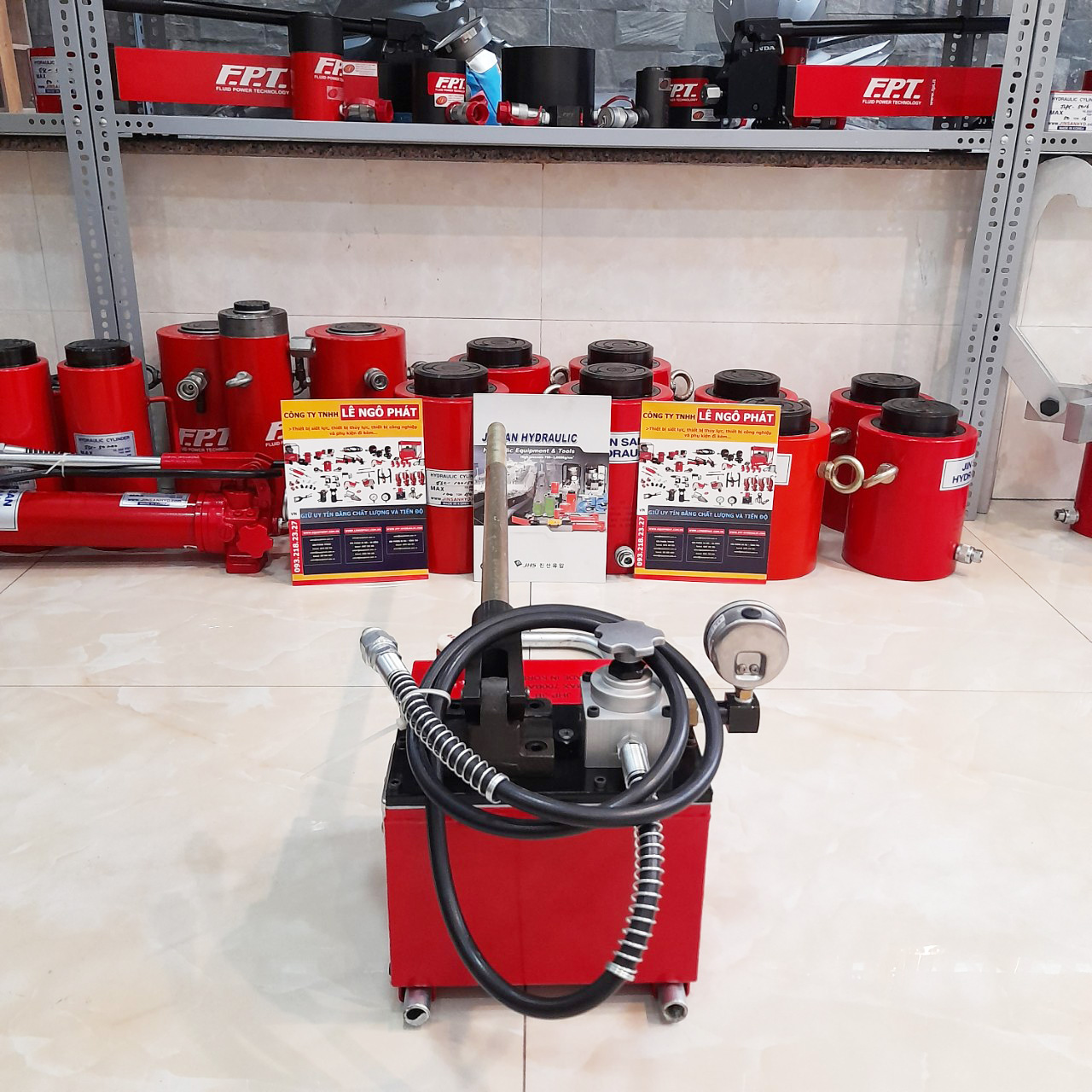 JHP-3B, Bơm tay thủy lực 700 bar, 10 lít