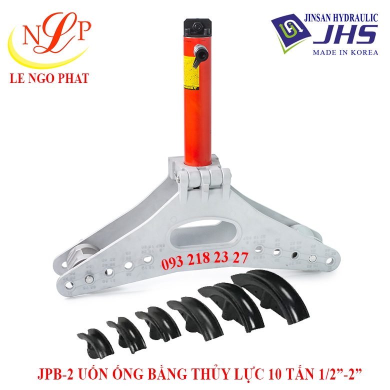 JPB-2, UỐN ỐNG BẰNG THỦY LỰC 2" 10 TẤN 