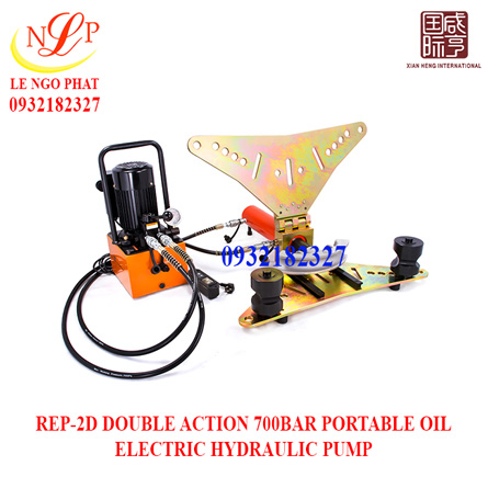 REP-2D DOUBLE ACTION 700BAR PORTABLE OIL ELECTRIC HYDRAULIC PUMP