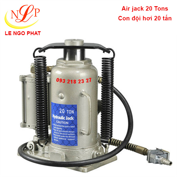 Con đội thủy lực dùng khí nén 20 tấn