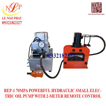 REP-1 70MPA POWERFUL HYDRAULIC SMALL ELECTRIC OIL PUMP WITH 2-METER REMOTE CONTROL