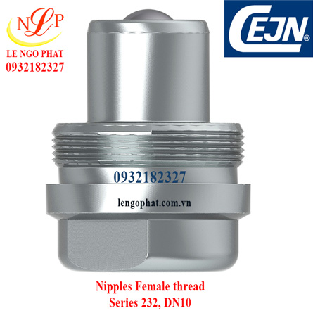 Nipples Female thread Series 232, DN10 3/8" NPT