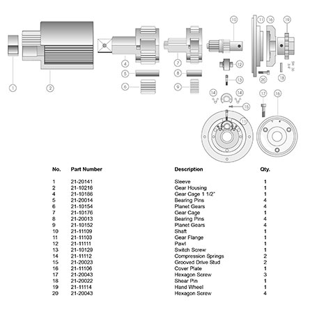 cờ lê nhân lực USA 6000 Nm HG-40