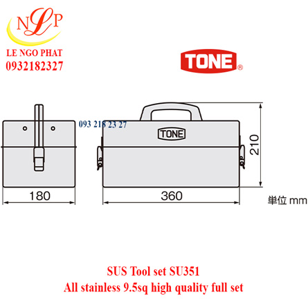 Su351 sus tool set | Lê Ngô Phát kích thủy lực cờ lê thủy lực bơm thủy lực