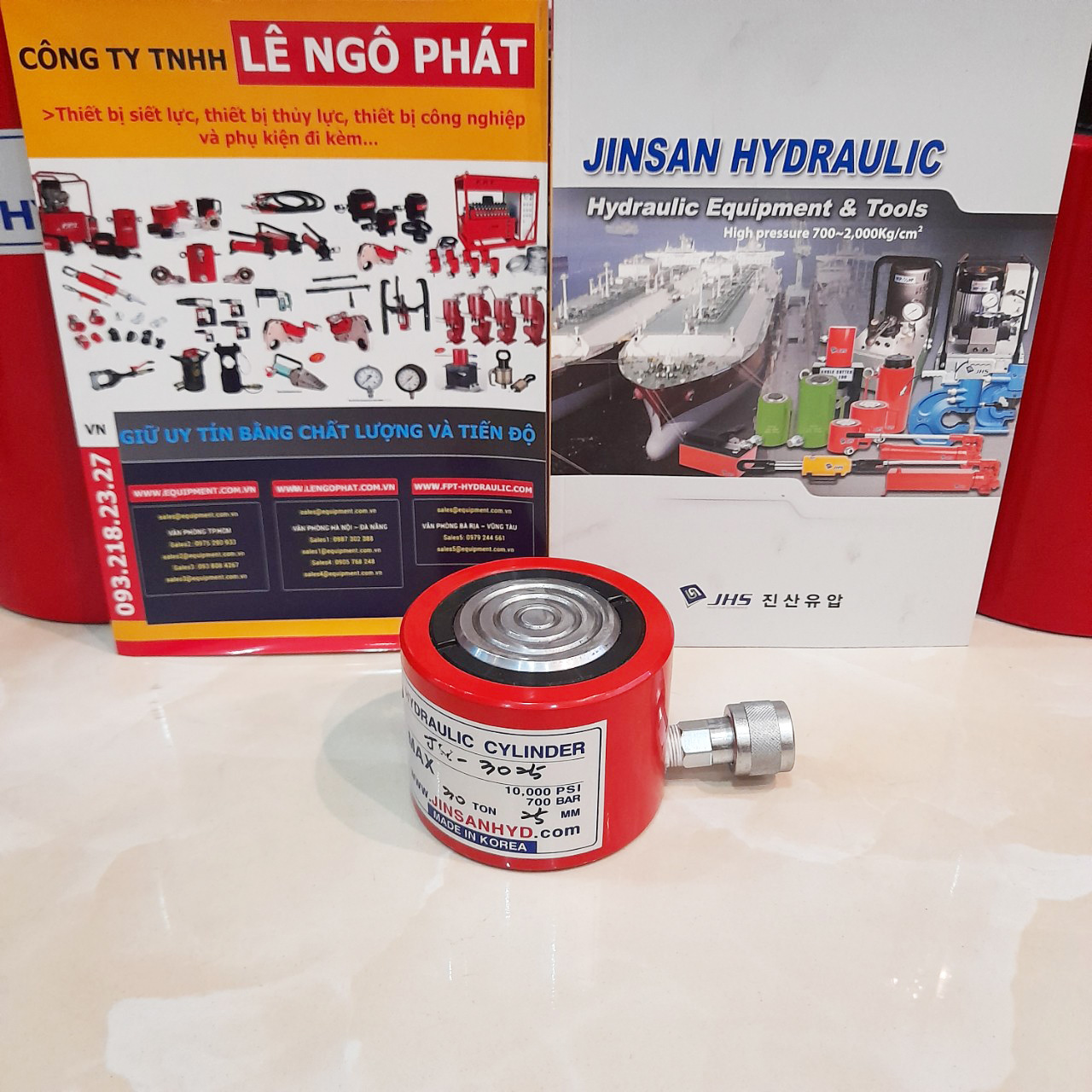 JSC-3025, Kích thủy lực lùn JHS 30 tấn hành trình 25 mm