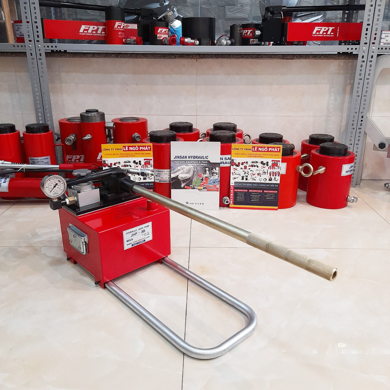 JHP-3B, Bơm tay thủy lực 700 bar, 10 lít