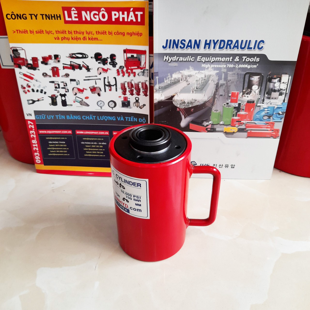 JSCH-2050, Kích thủy lực rỗng tâm JHS 20 tấn hành trình 50 mm