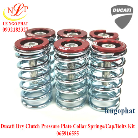 Ducati Dry Clutch Pressure Plate Collar Springs/Cap/Bolts Kit 065916555