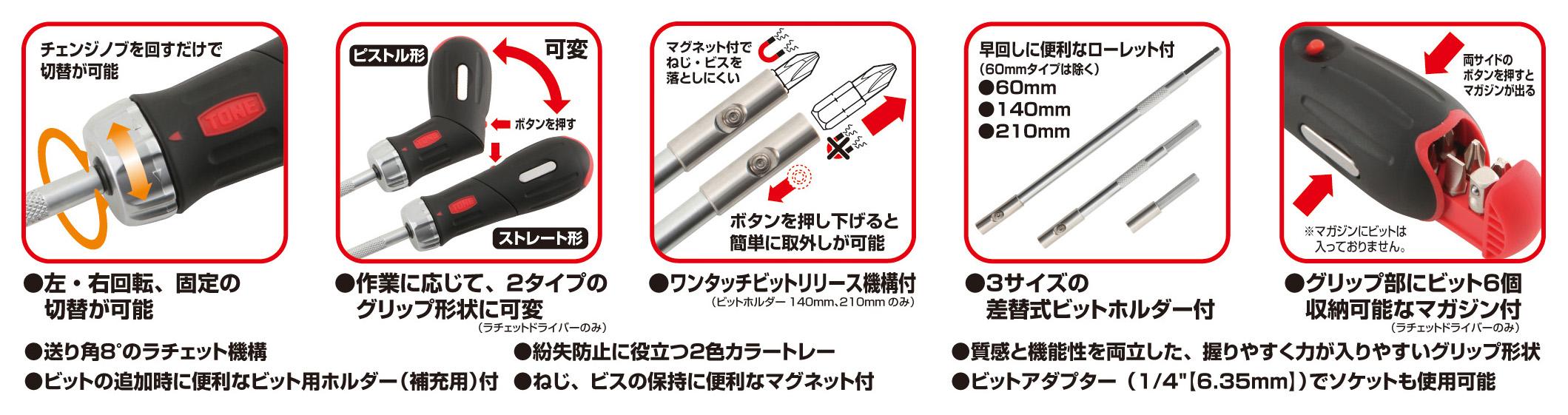 Ratchet driver set RDS20