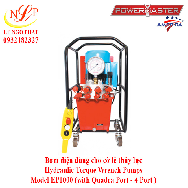 Bơm cờ lê thủy lực Powermaster EP1000 with Quadra Port ( 4 Port )