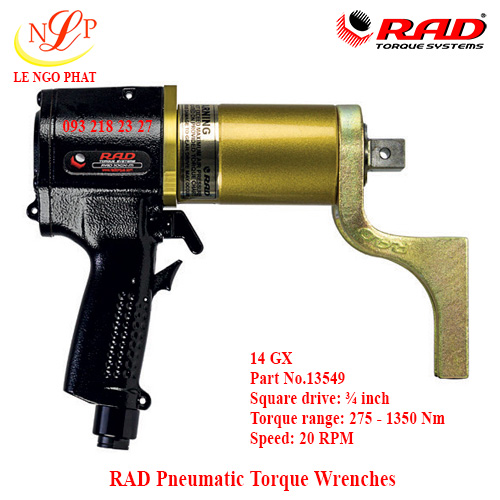 Súng siết bulong dùng khí nén RAD 14 GX