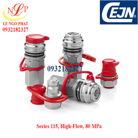 Couplings Female thread Series 115, High-Flow, 80 MPa NPT 1/4"