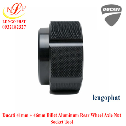 Ducati 41mm + 46mm Billet Aluminum Rear Wheel Axle Nut Socket Tool