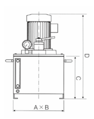 Bơm điện thủy lực 10 lít, Công suất 750 W