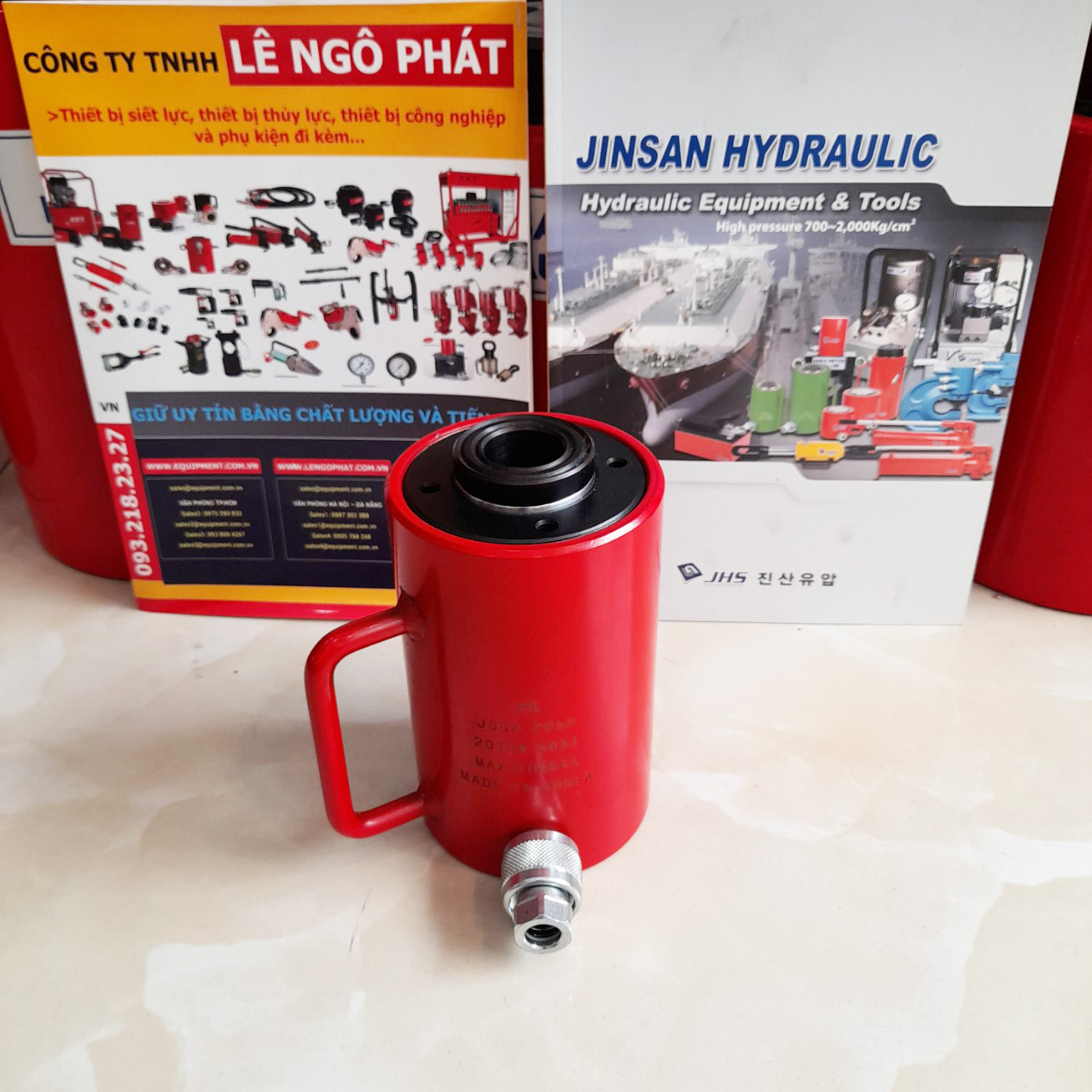 JSCH-2050, Kích thủy lực rỗng tâm JHS 20 tấn hành trình 50 mm