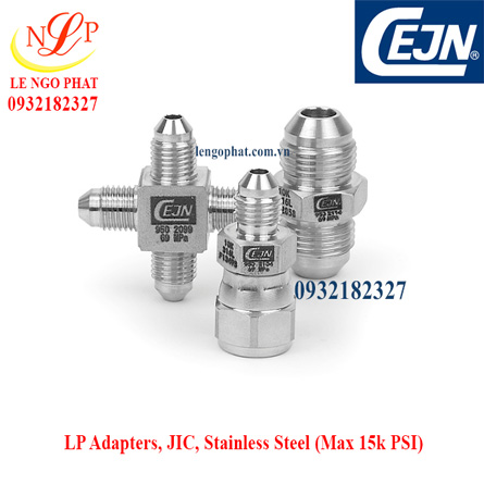 LP Adapters JIC male to JIC male Stainless Steel