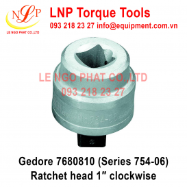 Gedore 7680810 (Series 754-06) Ratchet head 1″ clockwise