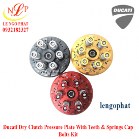 Ducati Dry Clutch Pressure Plate With Teeth & Springs Cap Bolts Kit