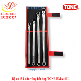 Bộ cờ lê 2 đầu vòng kết hợp TONE RMA400L