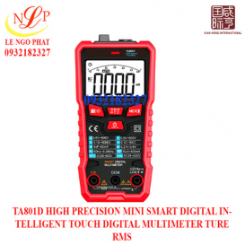 TA801D HIGH PRECISION MINI SMART DIGITAL INTELLIGENT TOUCH DIGITAL MULTIMETER TURE RMS