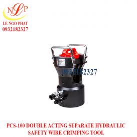 PCS-100 DOUBLE ACTING SEPARATE HYDRAULIC SAFETY WIRE CRIMPING TOOL