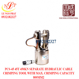 PCS-45 45T 450KN SEPARATE HYDRAULIC CABLE CRIMPING TOOL WITH MAX. CRIMPING CAPACITY 800MM2