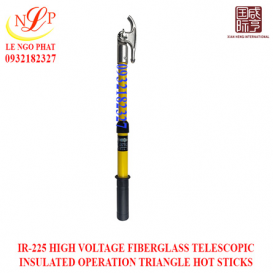IR-225 VOLTAGE FIBERGLASS TELESCOPIC INSULATED OPERATION TRIANGLE HOT STICKS ROD