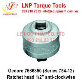 Gedore 7686850 (Series 754-12) Ratchet head 1/2″ anti-clockwise