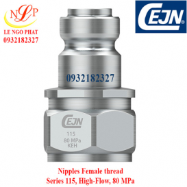 Nipples Female thread Series 115, High-Flow, 80 MPa NPT 1/4"
