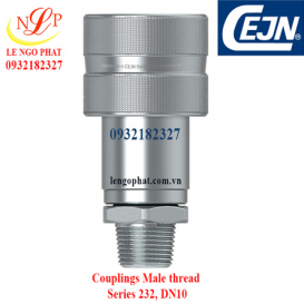 Couplings Male thread Series 232, DN10 3/8" NPT
