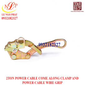 2TON POWER CABLE COME ALONG CLAMP AND POWER CABLE WIRE GRIP