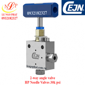 2-way angle valve 30k psi - 34 Nm